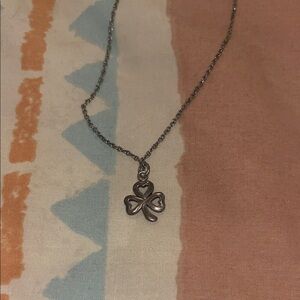 Sterling Silver Clover Pendant Necklace